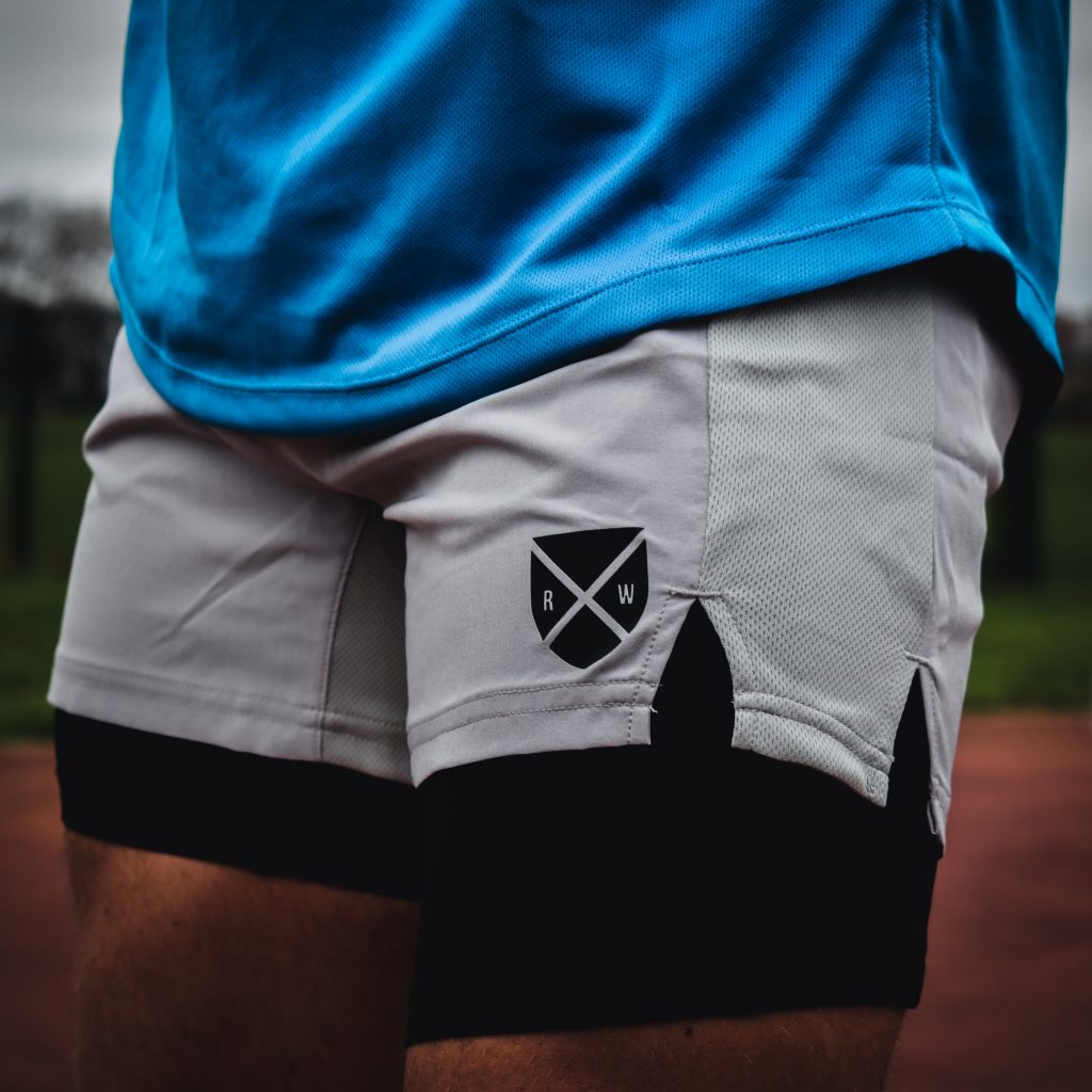 Tech Lined Shorts Grey Rugby Warfare